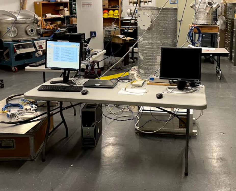 HiWIND CG1 1st lab setup for New Zealand flight mission