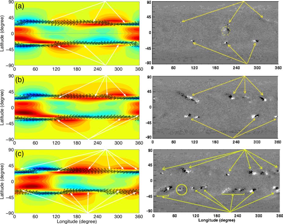 Synoptic maps of magnetic field data