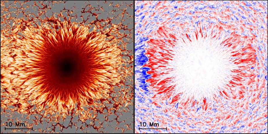 Sunspot simulation