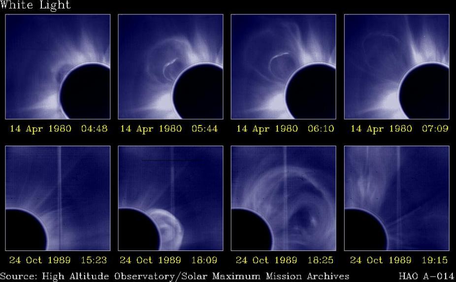 April 14, 1980 and Oct 24, 1989: White Light images