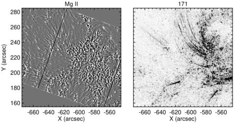 Edge-enhanced images from near the core of the Mg II k line