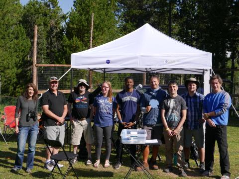 HAO members and collaborators at Casper Mountain, Wyoming