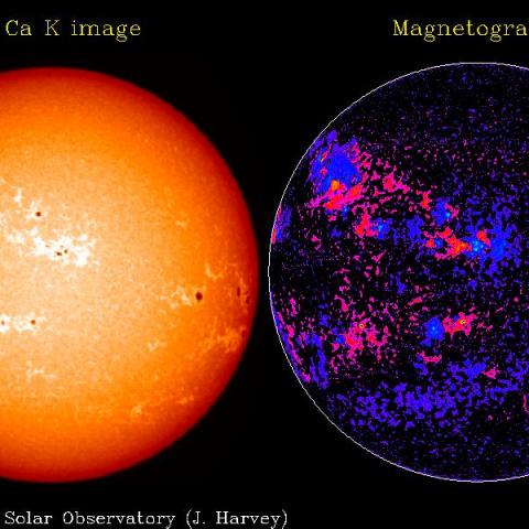 10Å Ca K image and magnetogram